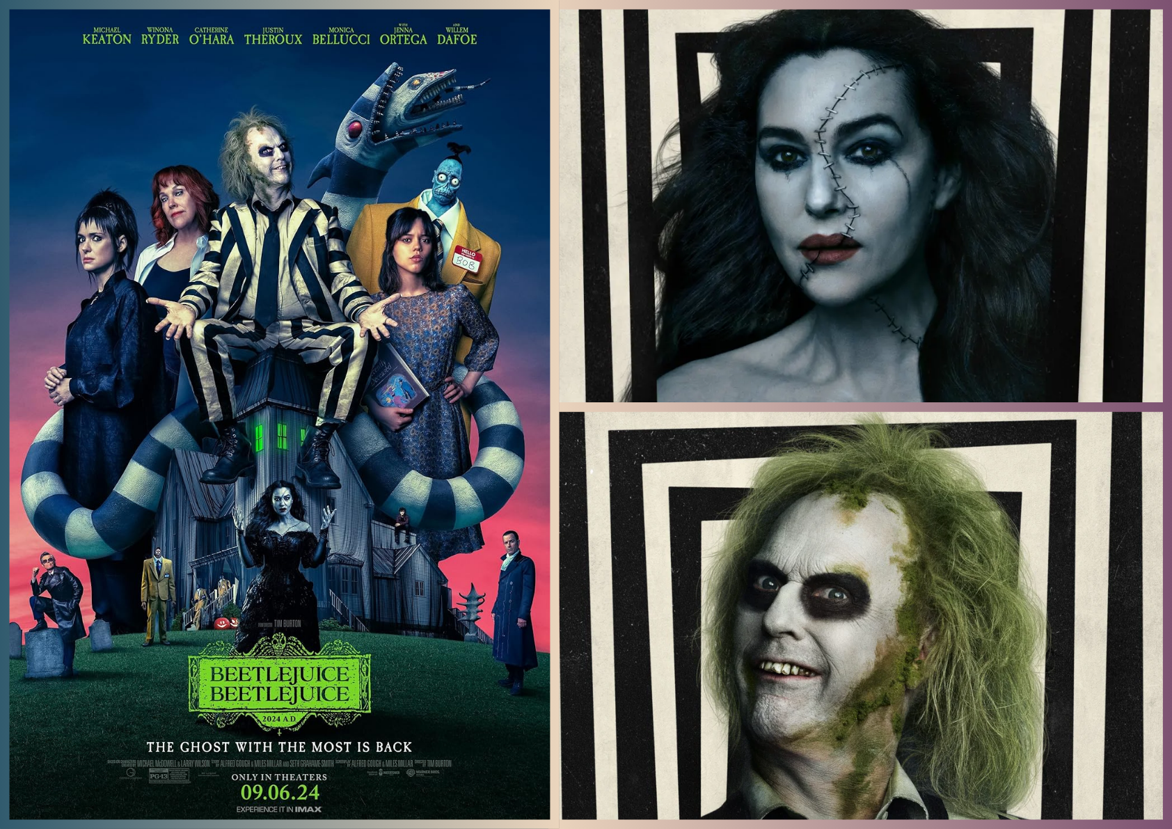 Beetlejuice Beetlejuice mezi všemi svými ikonickými charaktery poskytl dostatek halloweenské inspirace